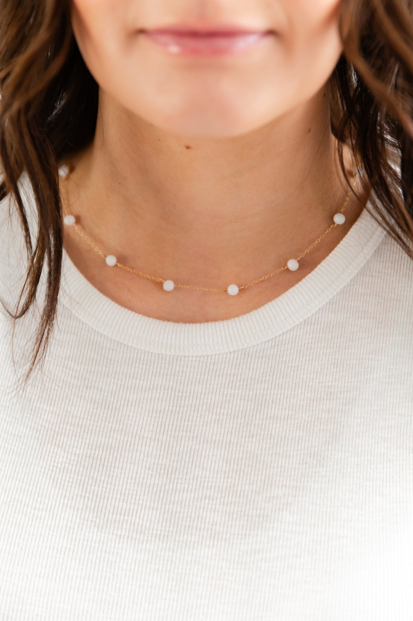 Breastmilk Pearl choker necklace